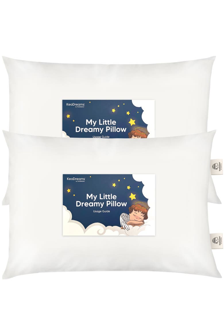 2-Pack Jumbo Toddler Pillows, Main, color, Soft White