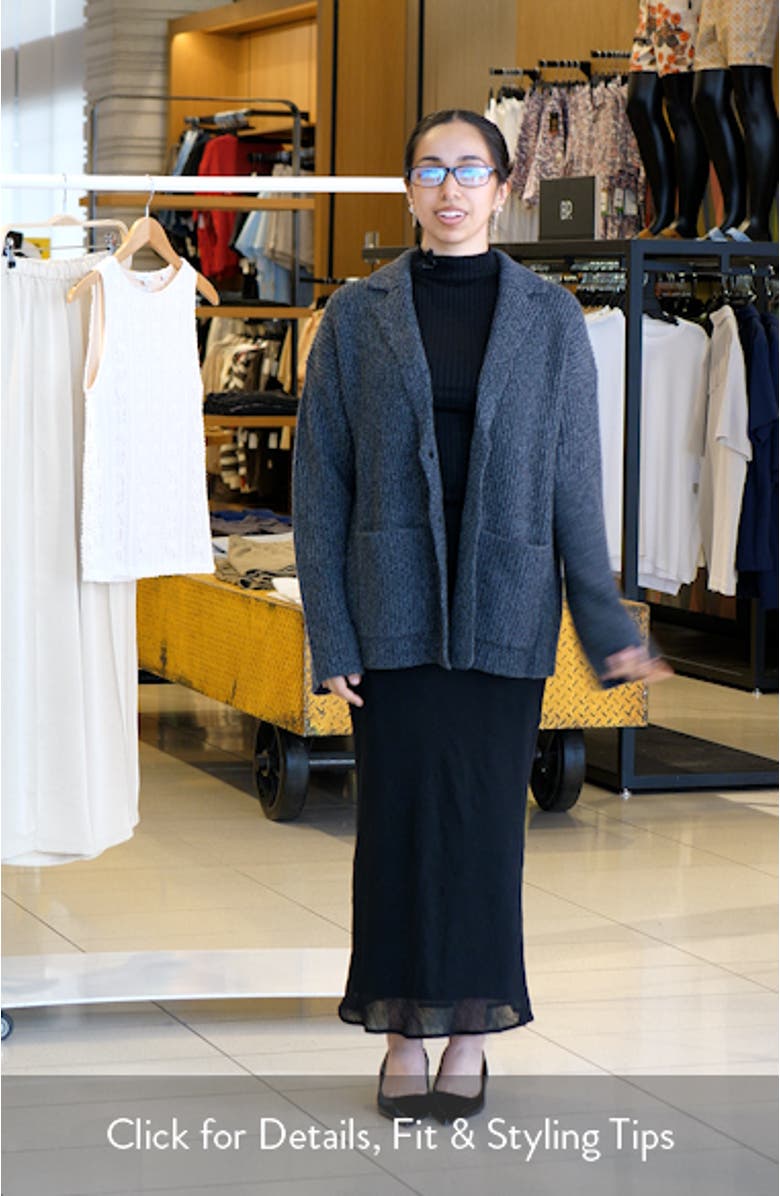 Rib Wool & Cashmere Cardigan, sales video thumbnail