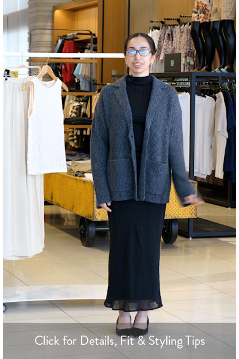 Rib Wool & Cashmere Cardigan video