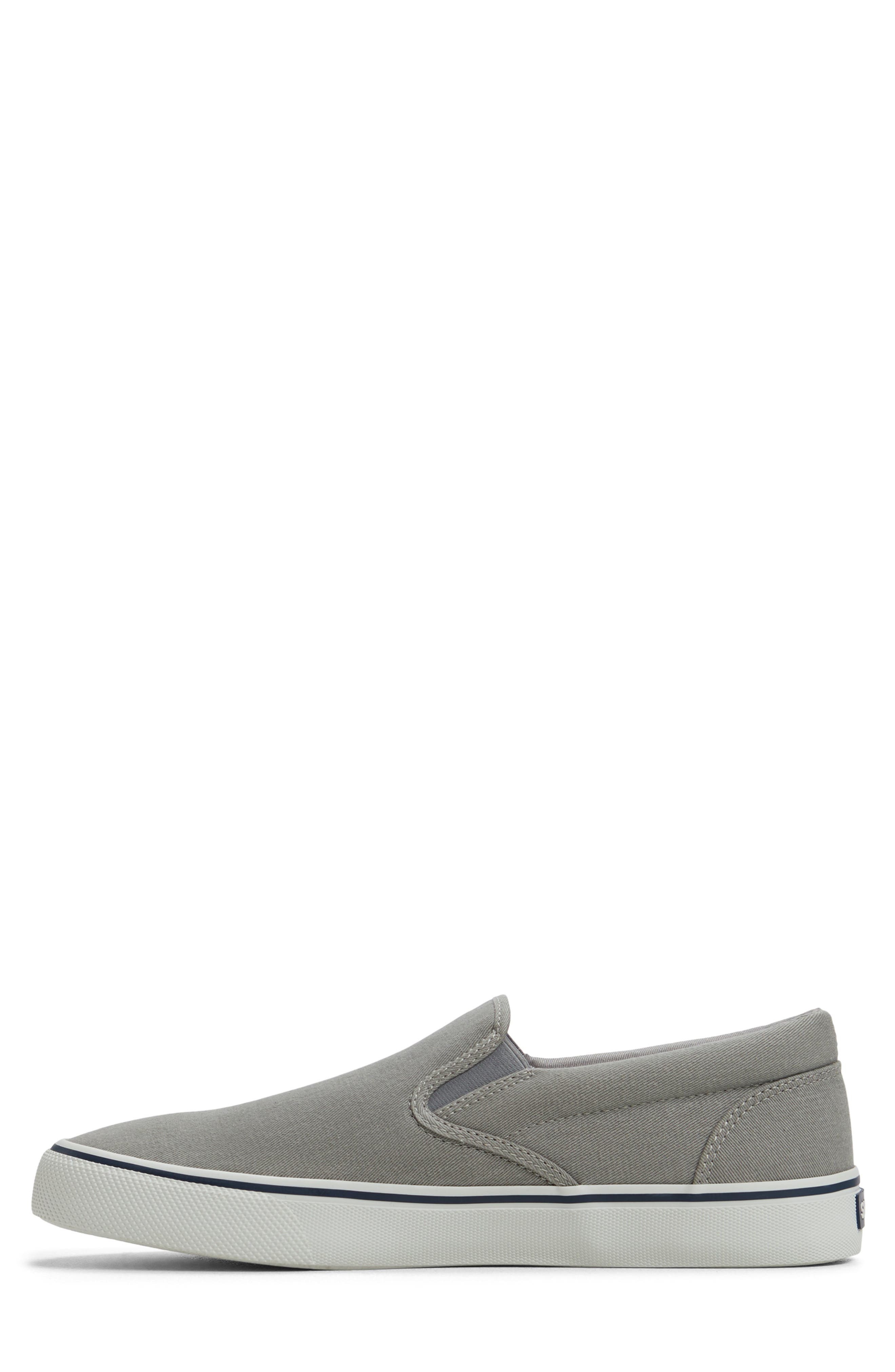 Sperry Striper II Slip-On Sneaker, Alternate, color, Grey
