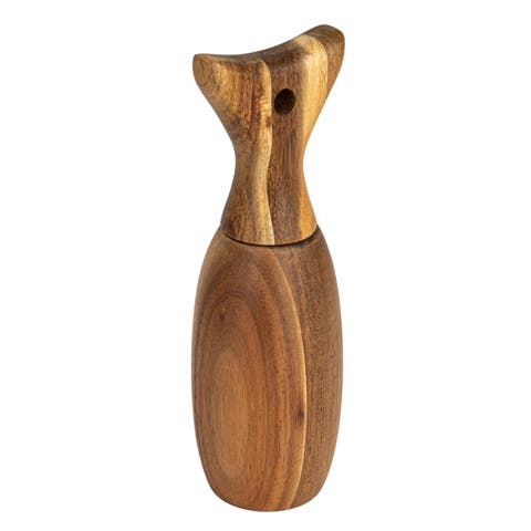 Acacia Wood Fish Tail Shaped Pepper Mill