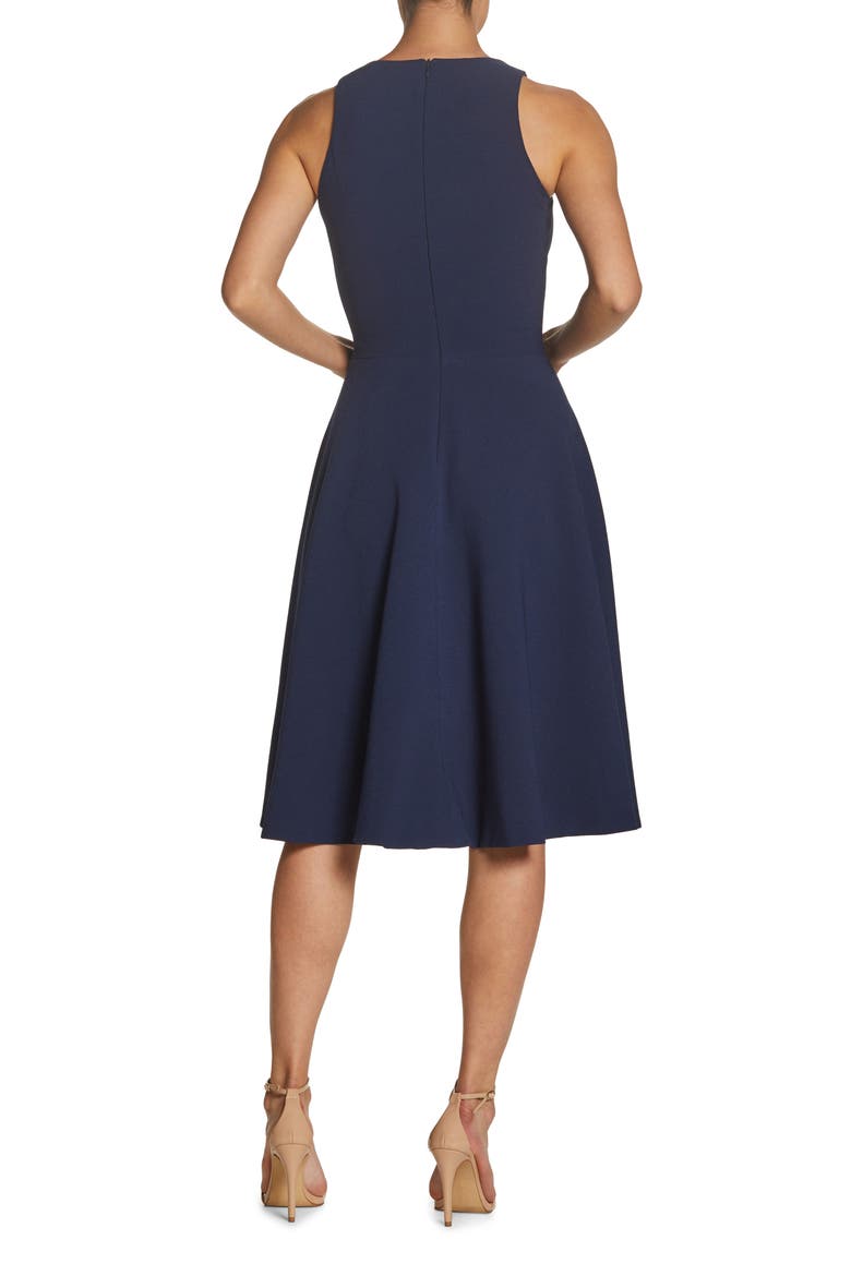 Catalina Fit & Flare Cocktail Dress, Alternate, color, MIDNIGHT BLUE