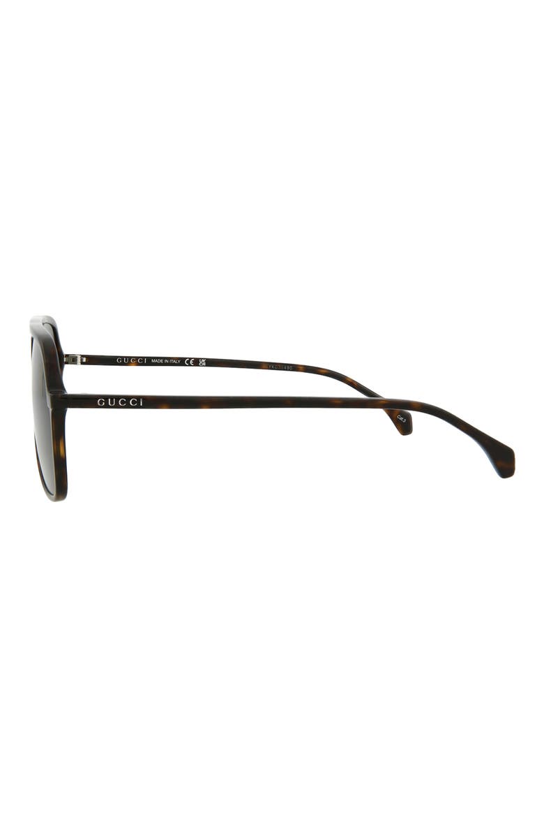 58mm Best Aviator Sunglasses, Alternate, color, HAVANA HAVANA GREEN