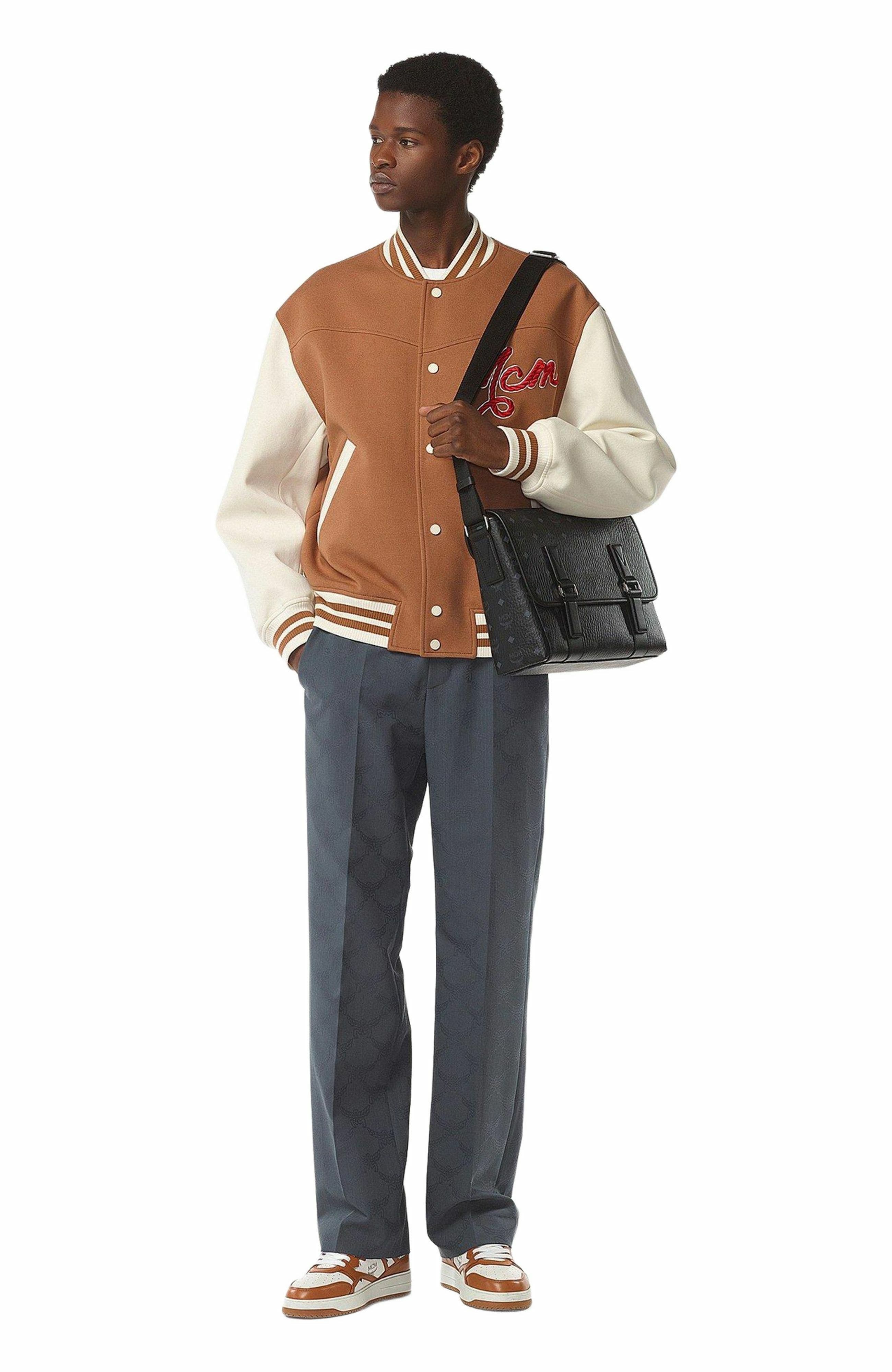 MCM Aren Messenger in Visetos, Alternate, color, 