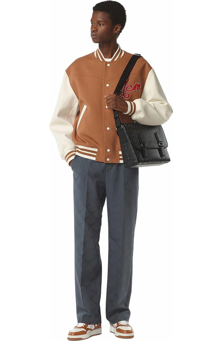 MCM Aren Messenger in Visetos, Alternate, color,