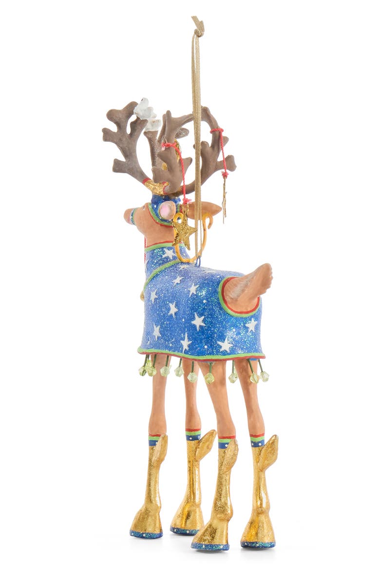 Patience Brewster Dash Away Comet Ornament, Alternate, color, BLUE