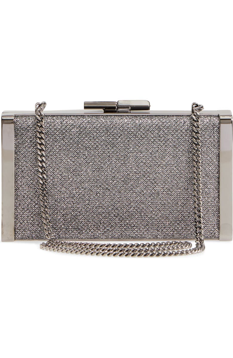 Jimmy Choo J Glitter Box Clutch, Alternate, color,