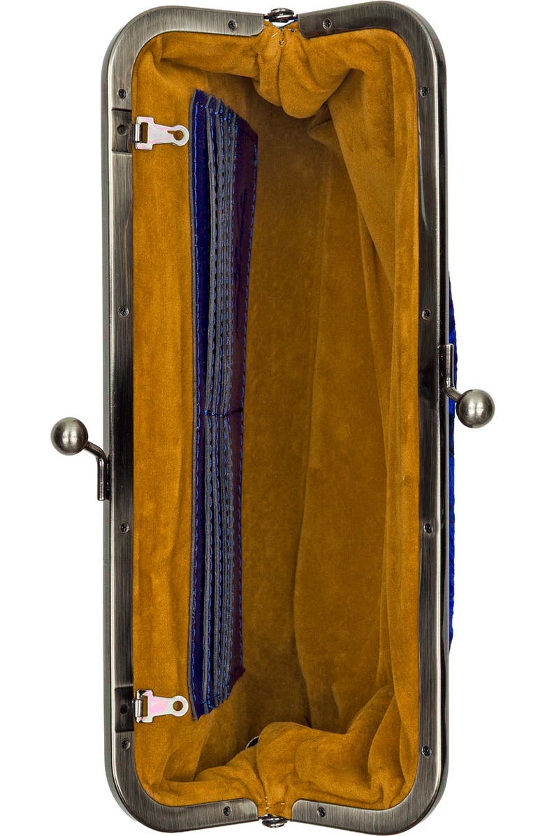 Patricia Nash Potenaz Frame Bag, Alternate, color, Blue