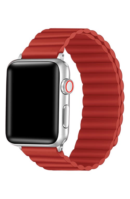 The Posh Tech Silicone Apple Watch® Watchband In Red