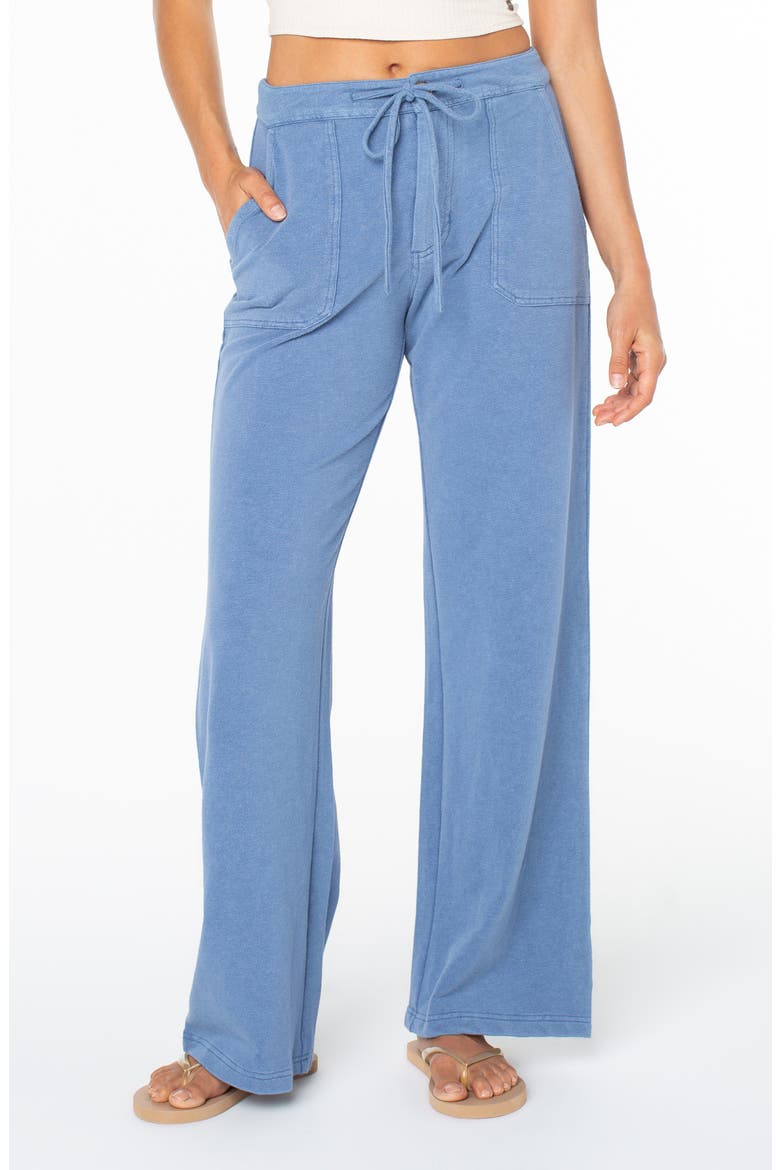 Smooth Ride Wide Leg Pants, Main, color, BLUE HORIZON