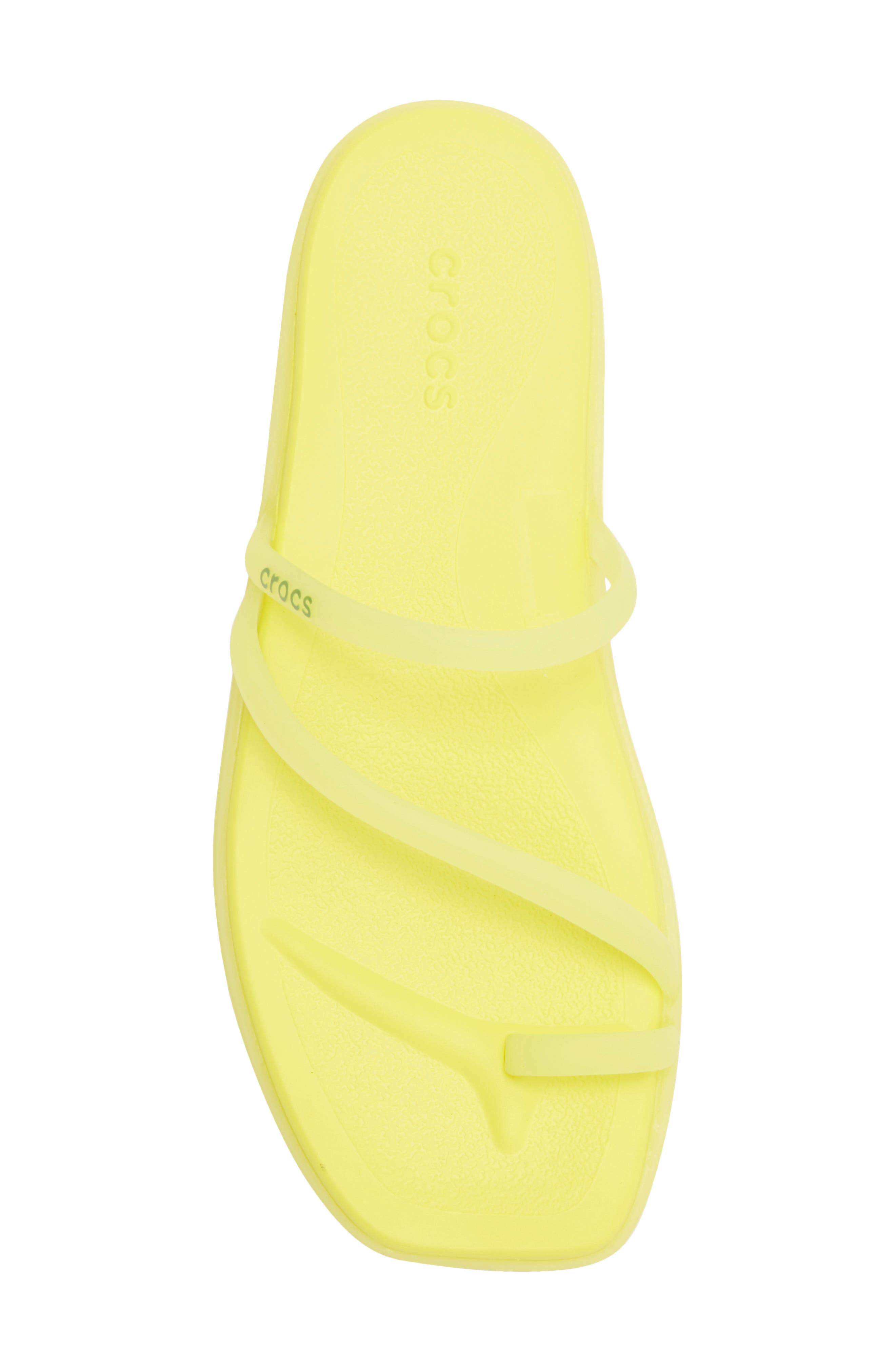 Miami Frosted Toe Loop Sandal, Alternate, color, LIMON