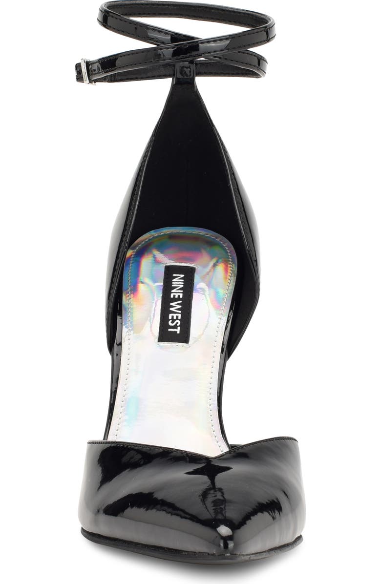 Nine West Frends Ankle Strap Pointed Toe Pump, Alternate, color,