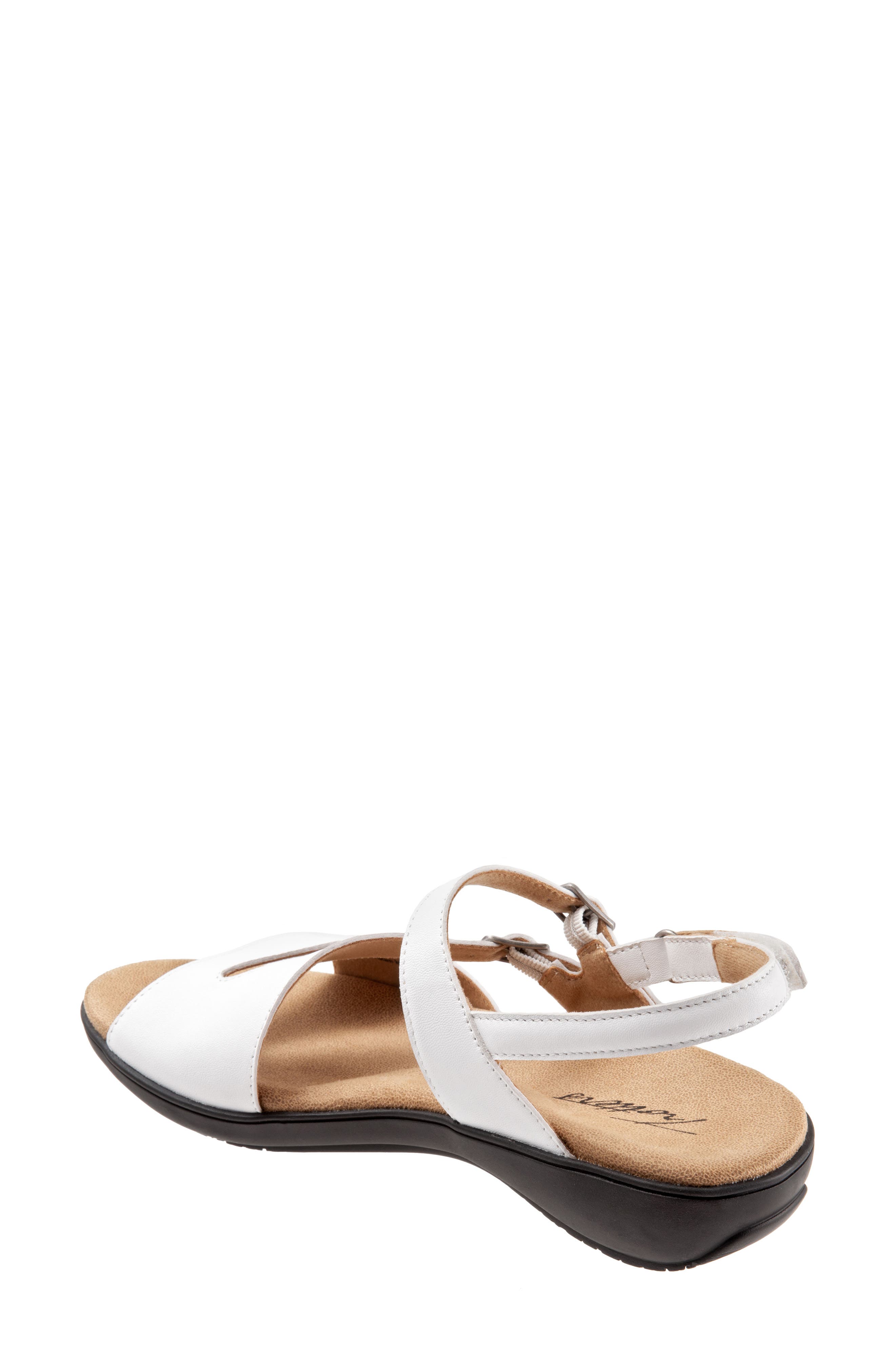 Riva Sandal, Alternate, color, WHITE LEATHER