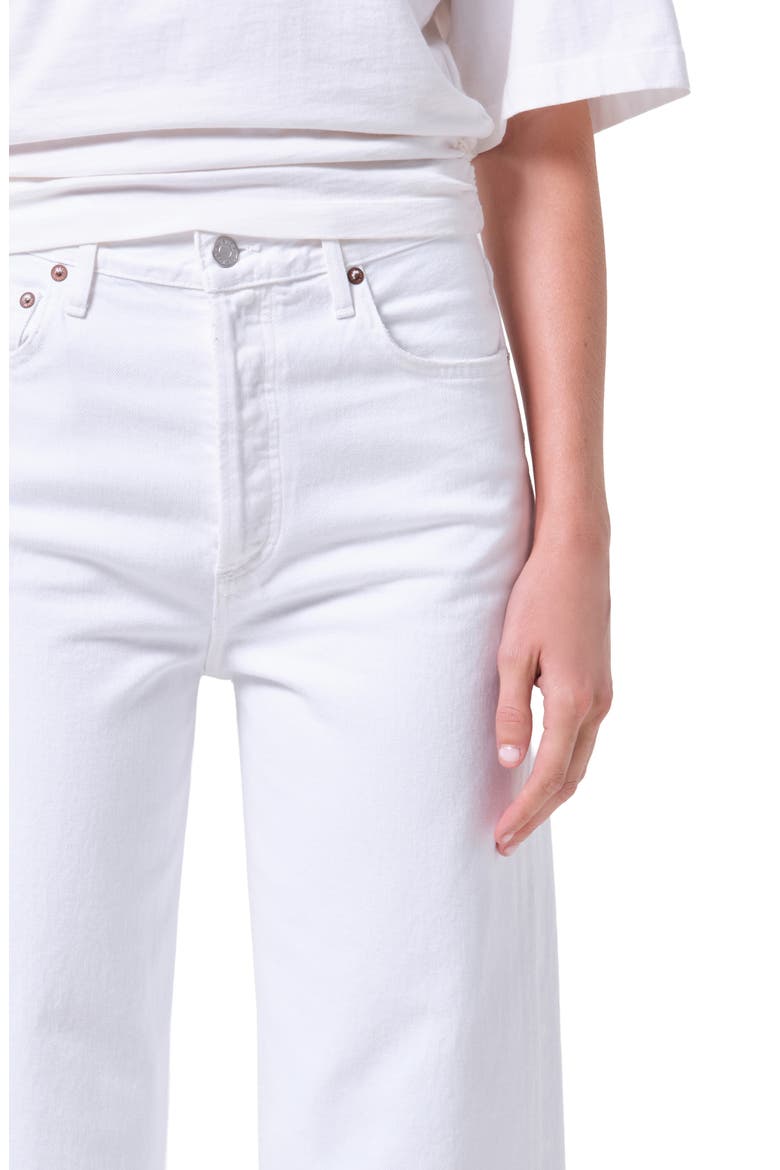 Ren High Waist Wide Leg Jeans, Alternate, color, MARSHMALLOW WHITE