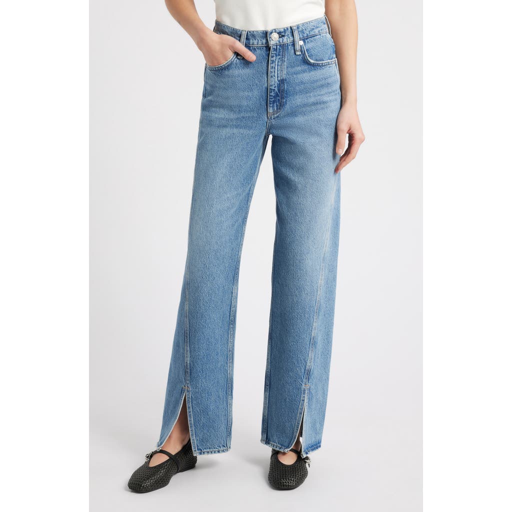 Rag & Bone Shea High Rise Relaxed Straight Jeans In Astoria In Astoria