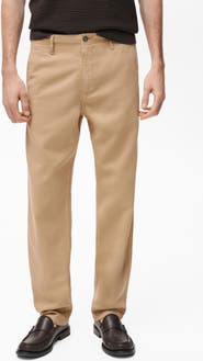 MANGO Slant Pocket Straight Leg Jeans