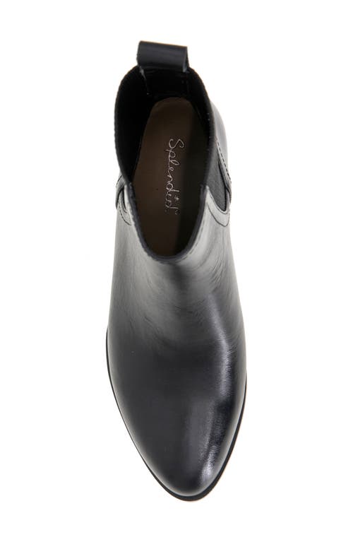 Splendid Alinda Leather Ankle Boot In Black