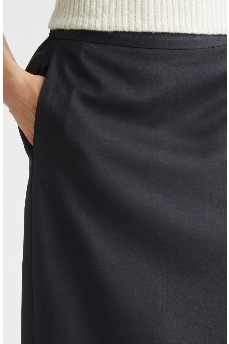 Cara Super 120s Wool Pencil Skirt, Alternate, color, BLACK MELANGE