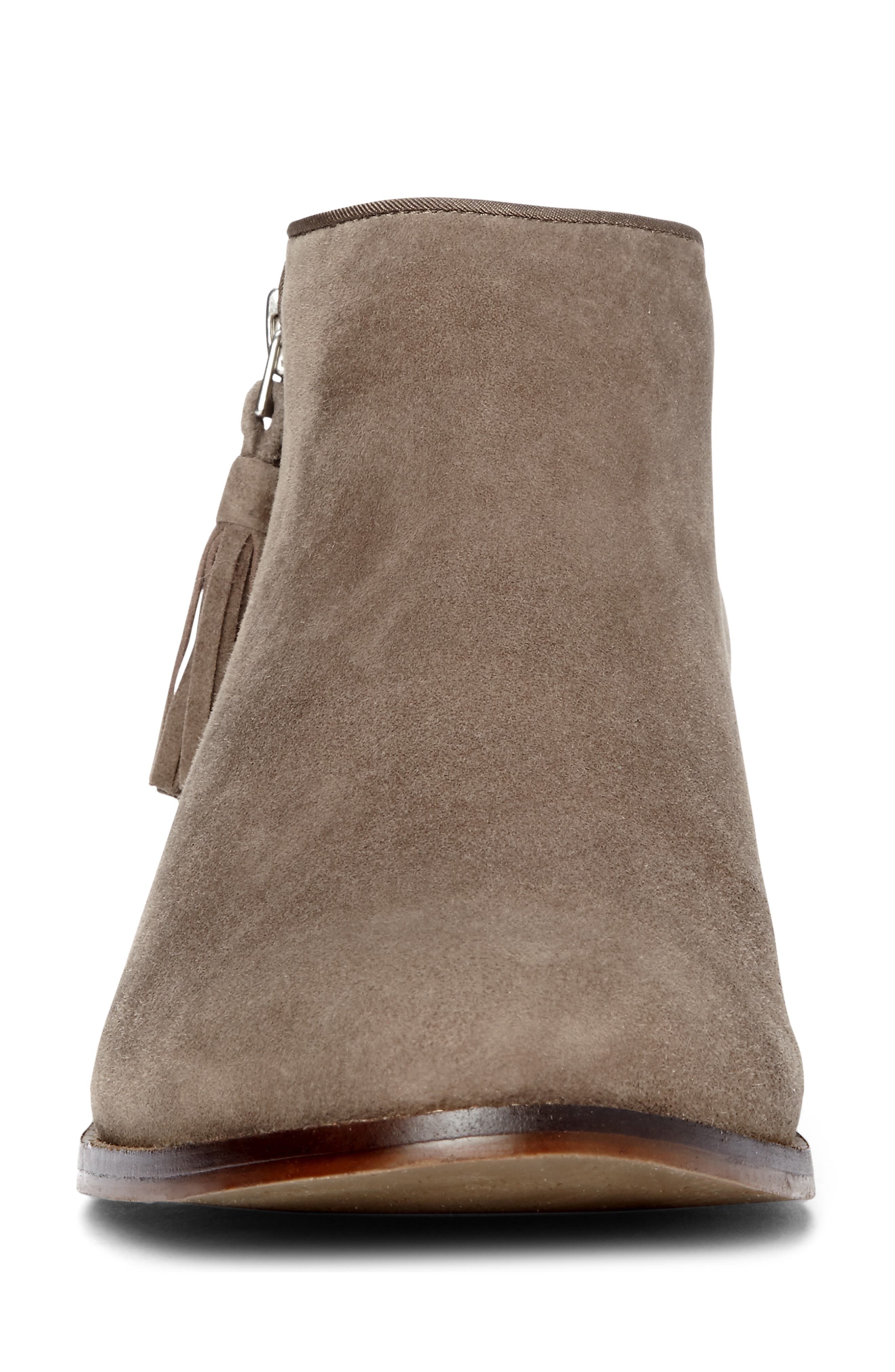 Serena Ankle Boot, Alternate, color, GREIGE SUEDE