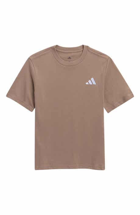 adidas Kids' Embroidered Logo Cotton T-Shirt