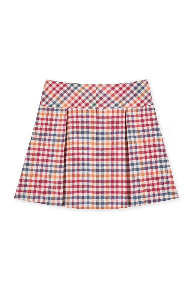 Plaid Pleated Skirt, Alternate, color, Multicolor Plaid