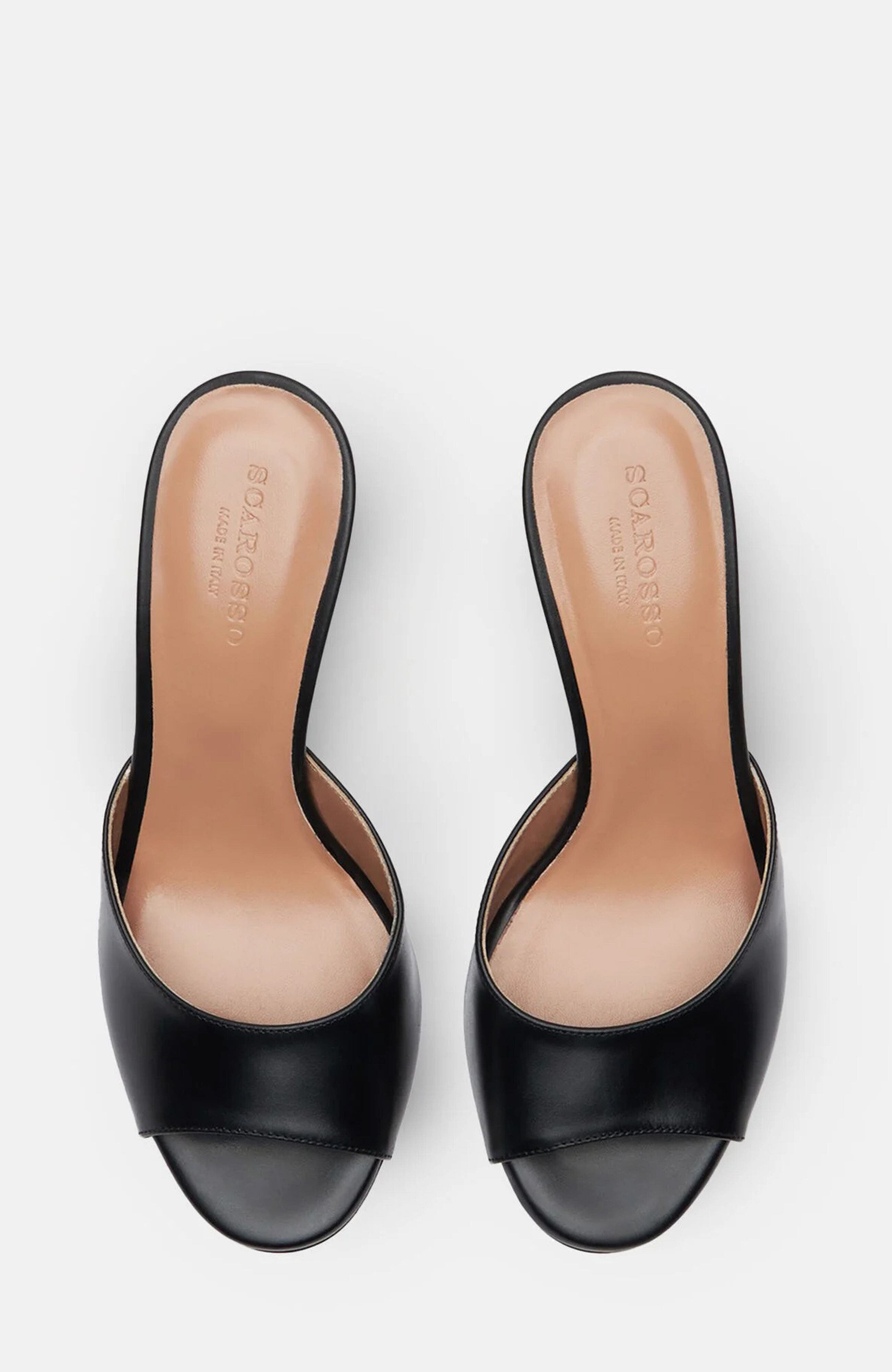 SCAROSSO Lohan Mules, Alternate, color, Black - Calf