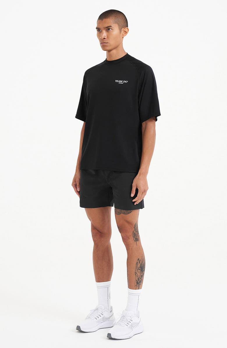 Represent Team 247 Oversize Graphic T-Shirt, Alternate, color, Jet Black