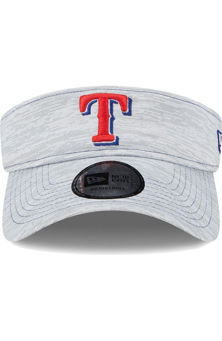 New Era Men's New Era  Gray Texas Rangers Adjustable Visor, Alternate, color, 