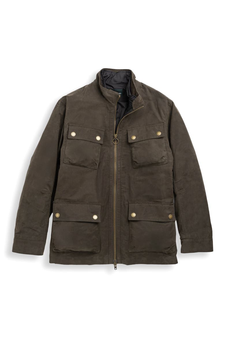 Aberdeen Field Jacket with Removable Interior Liner Jacket, Alternate, color, DEEP OLIVE