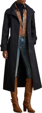 Lauren Ralph Lauren Stand Collar Trench Coat