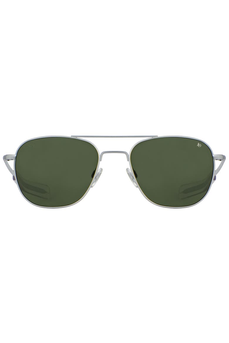 Original Pilot 55mm Aviator Nylon Polarized, Alternate, color, Matte Silver - GNN-P