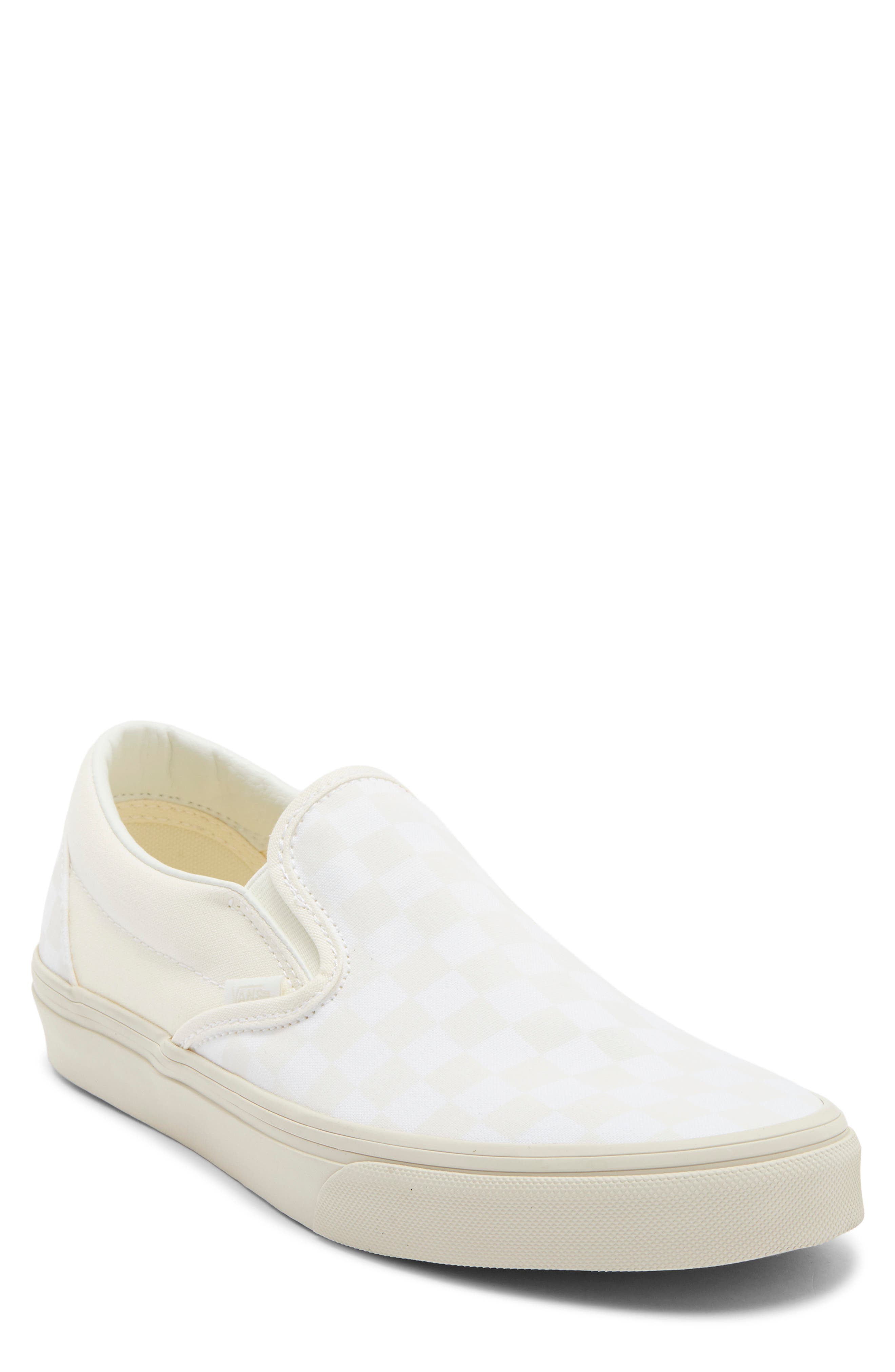 Vans Classic Slip-On Sneaker, Main, color, Checkerboard Blanc De Blanc