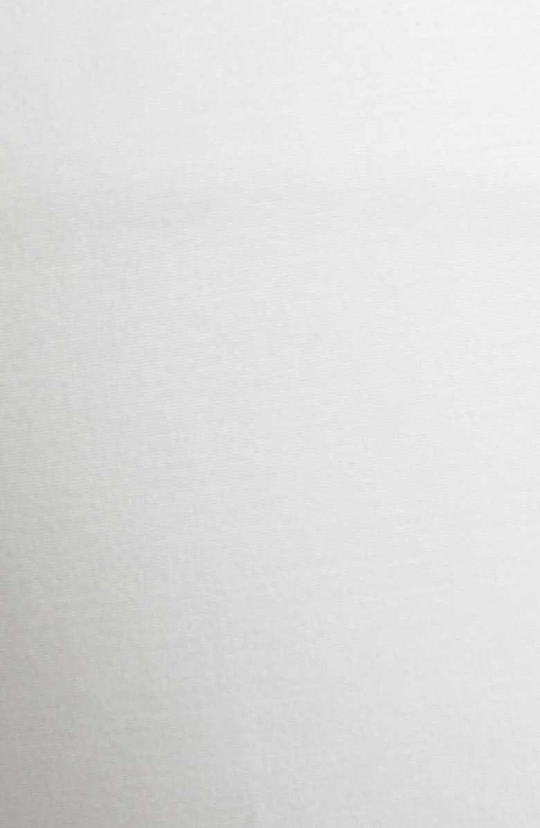 Emporio Armani Cotton Couture Straight Leg Pants, Alternate, color, Solid Light/ Pastel Grey