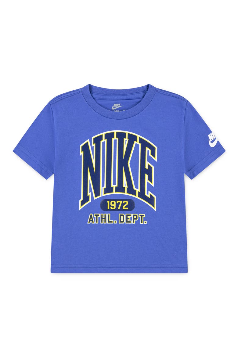 Kids' Giant Varsity Logo Graphic T-Shirt, Main, color, COMET BLUE