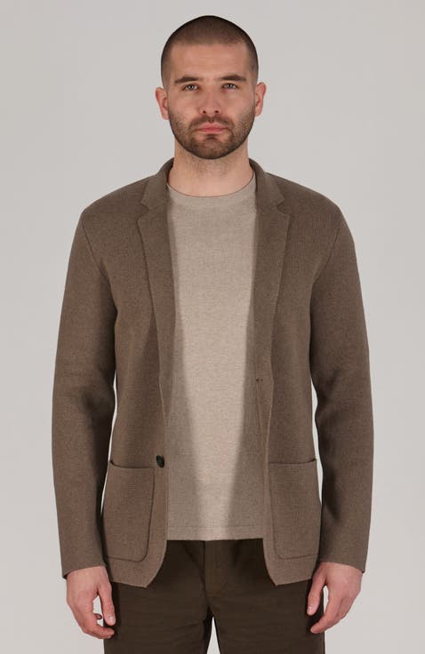 Midweight Cotton Deconstructed Blazer