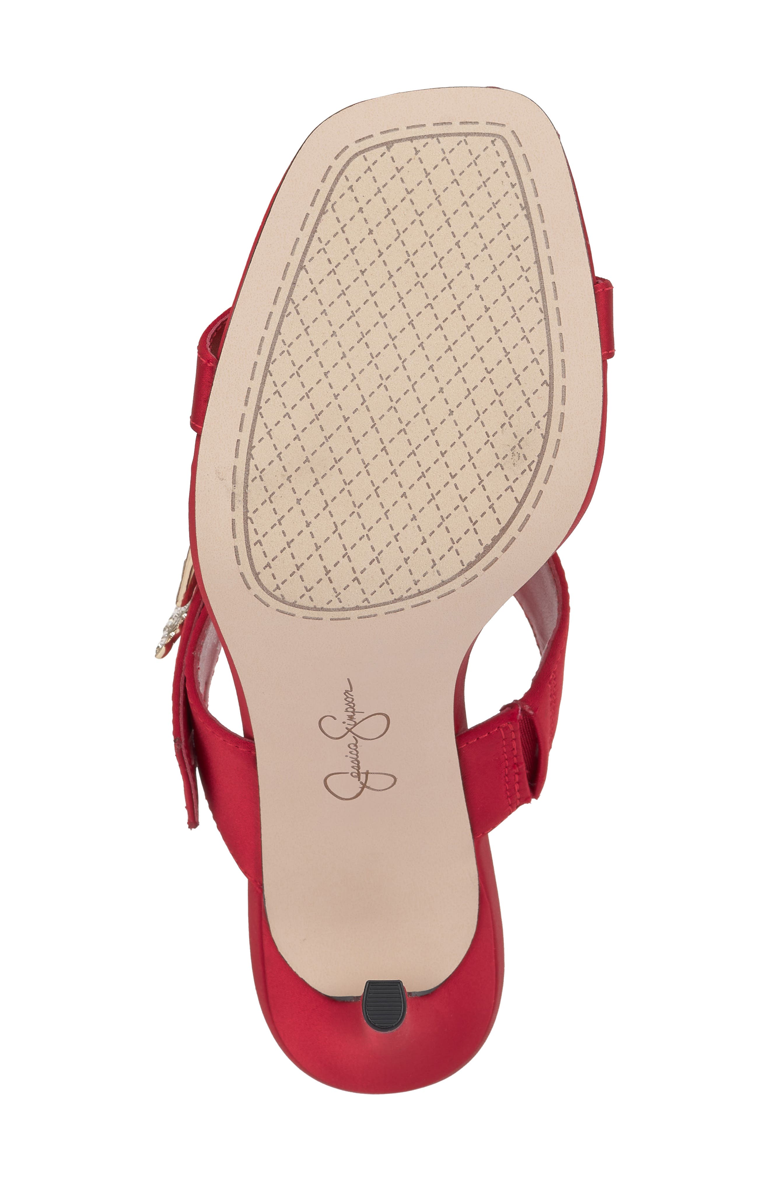 Orrieta Slide Sandal, Alternate, color, RED MUSE01