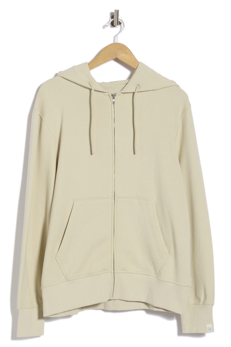Massey Cotton Terry Full Zip Hoodie, Main, color, STORK
