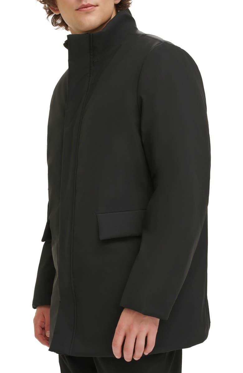 DKNY Zip Front Jacket, Alternate, color, Black