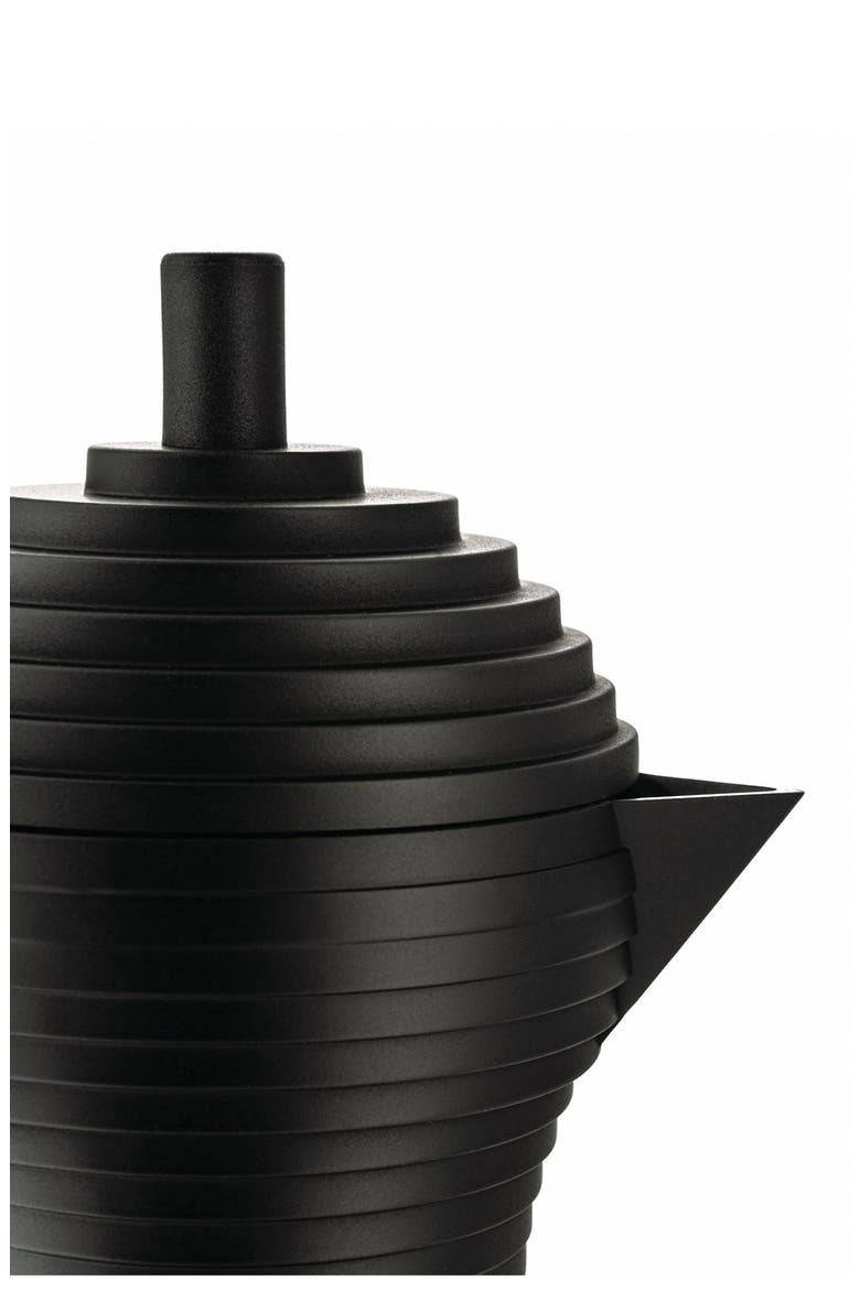 Pulcina 3-Cup Espresso Coffee Maker, Alternate, color, BLACK MATTE