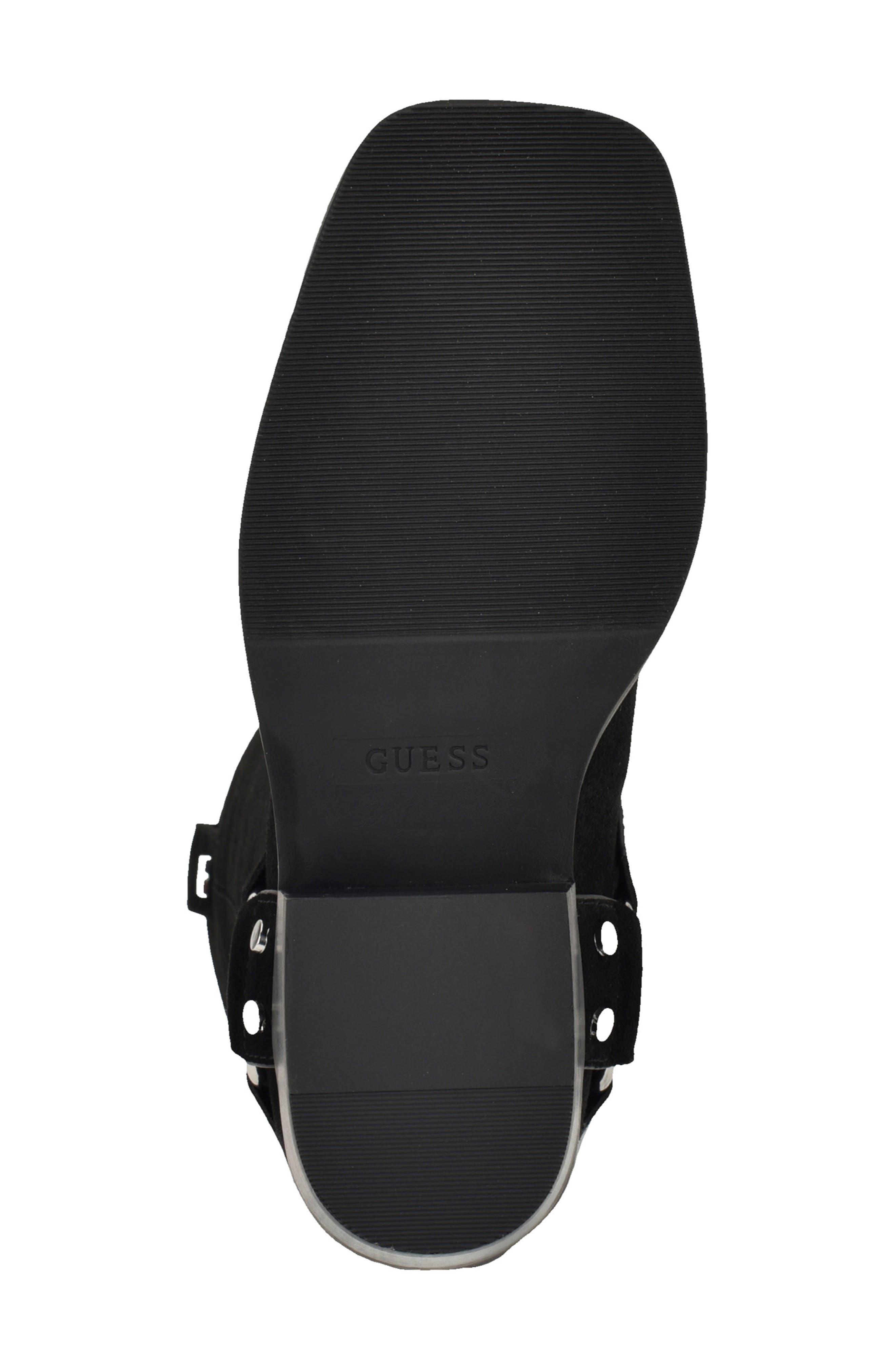 GUESS Harness Knee High Boot, Alternate, color, Black