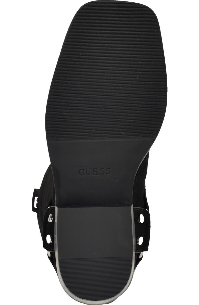 GUESS Harness Knee High Boot, Alternate, color, Black