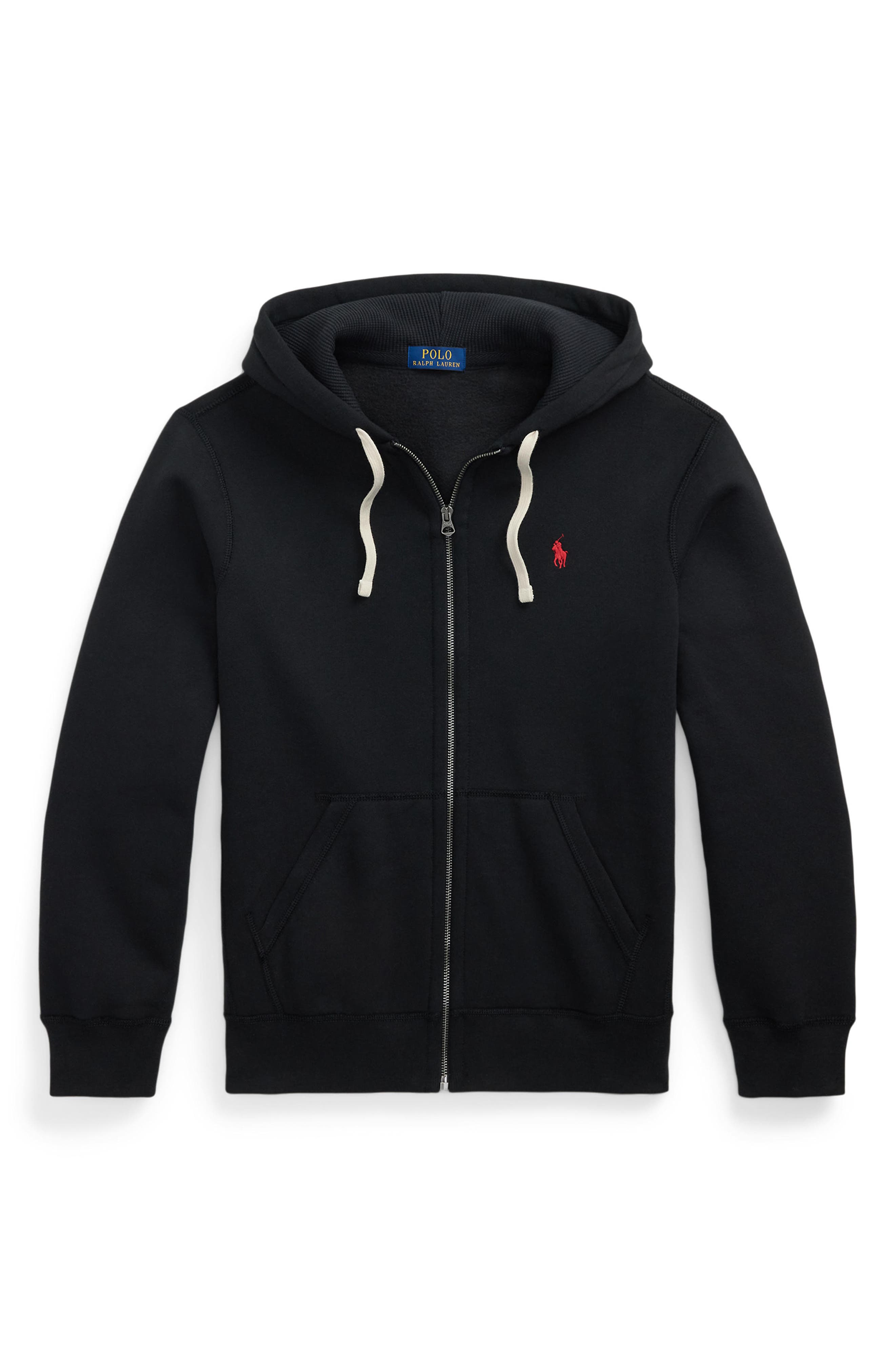 Cotton Blend Fleece Zip Front Hoodie (Men) | Nordstrom
