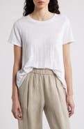 Eileen Fisher Crewneck Organic Linen T-Shirt