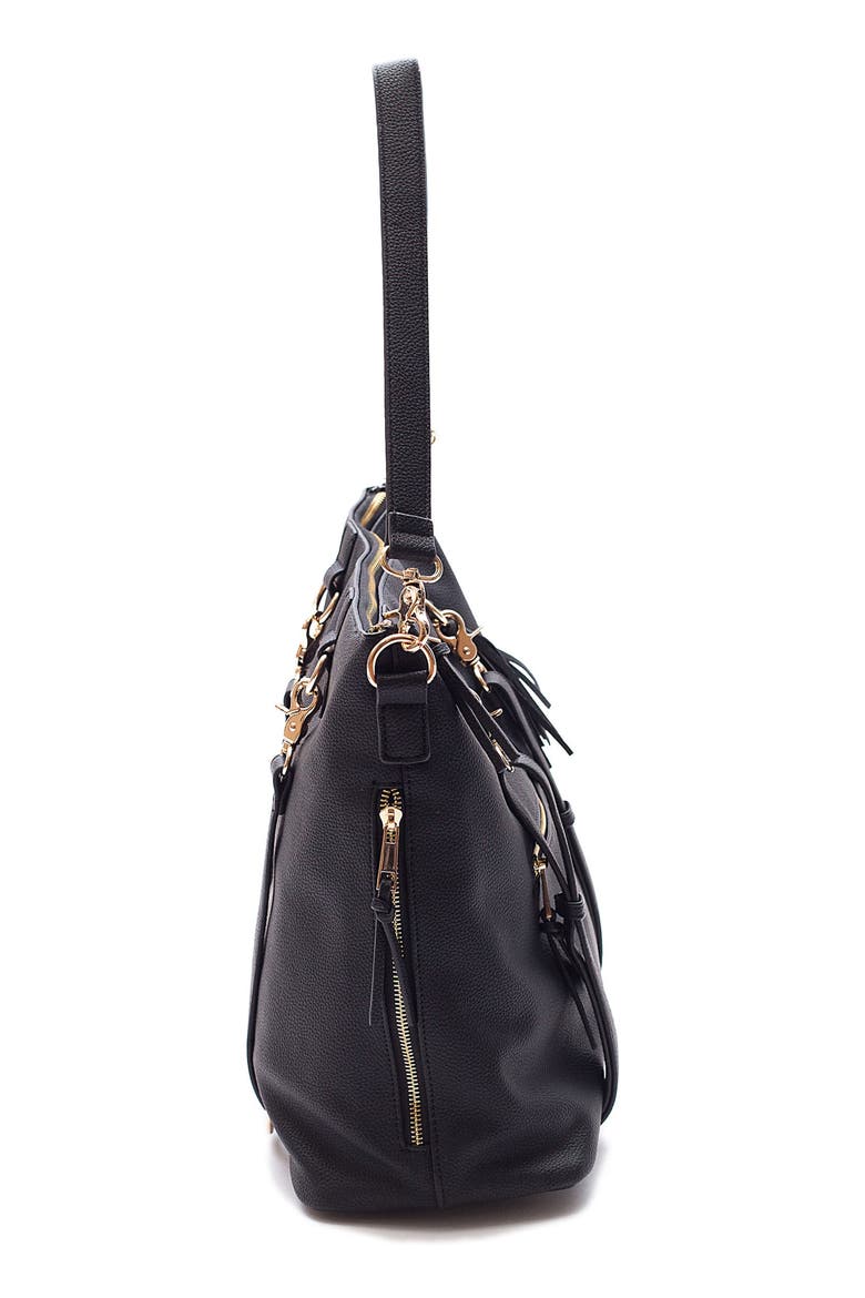 Boss Convertible Diaper Backpack, Alternate, color, BLACK