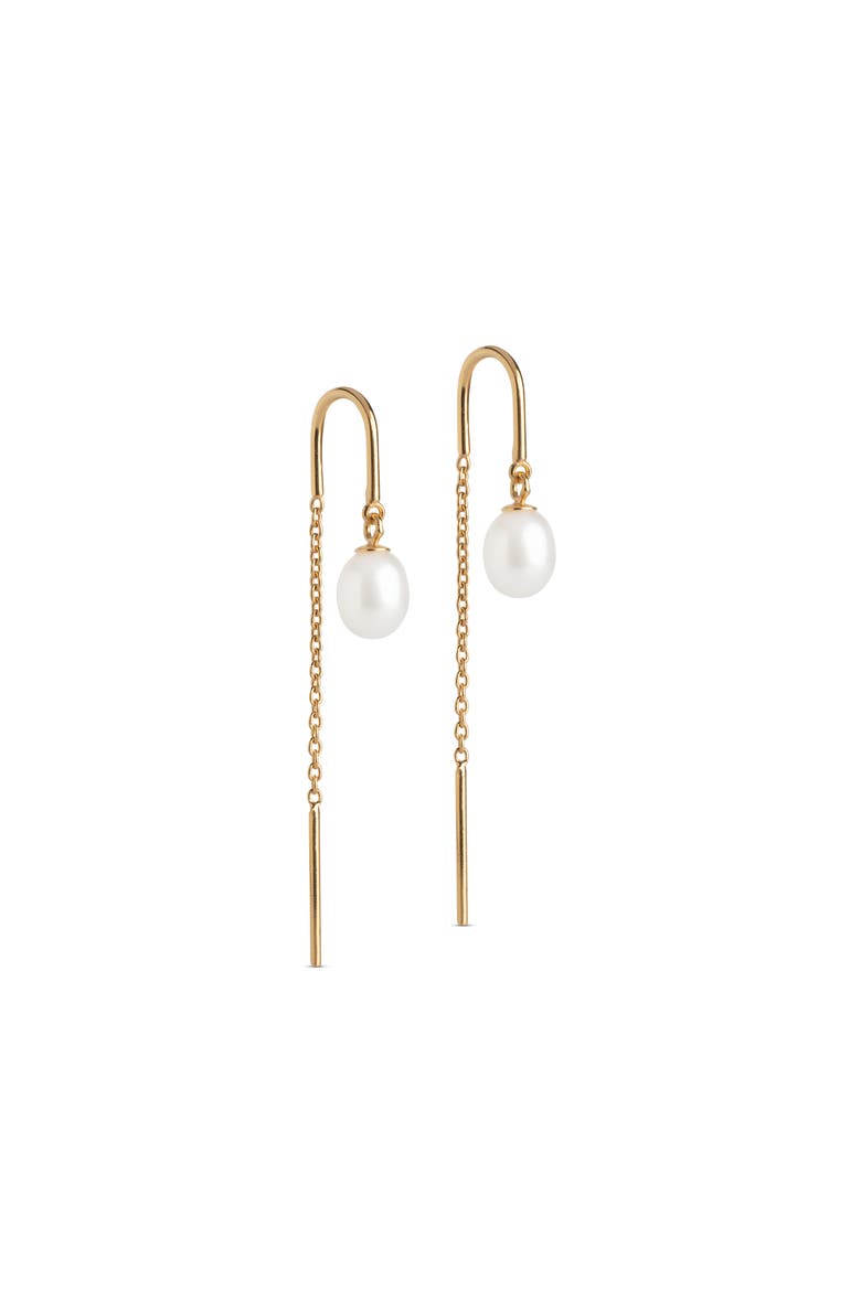 Eleanor Pearl Earring, Main, color, Pearl