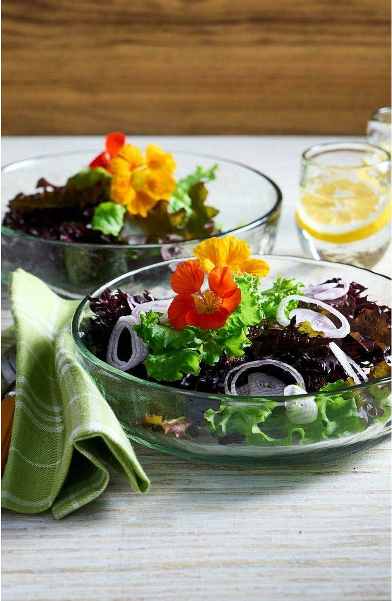 The Collective Pebbled Individual Bowl - Set of 2, Main, color, Clear