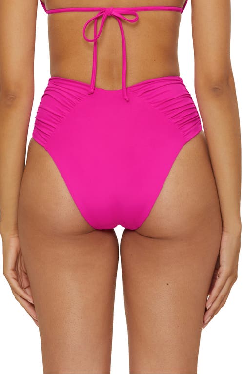 BECCA BECCA COLOR CODE HIGH CUT BIKINI BOTTOMS 