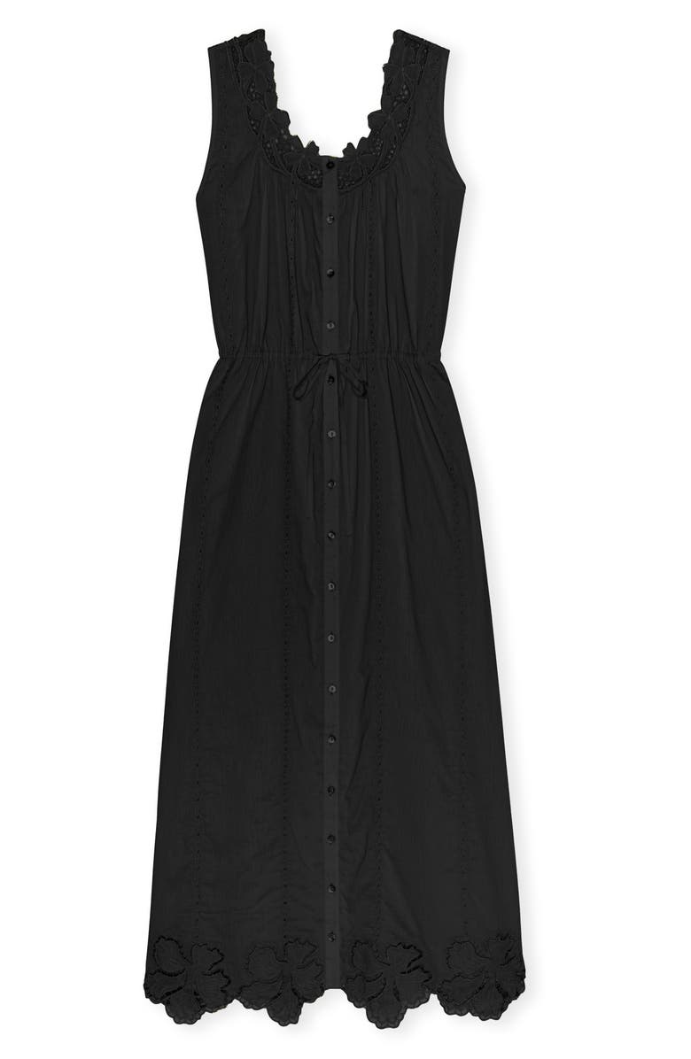 Rails Lorina Cotton Maxi Dress, Alternate, color, Black