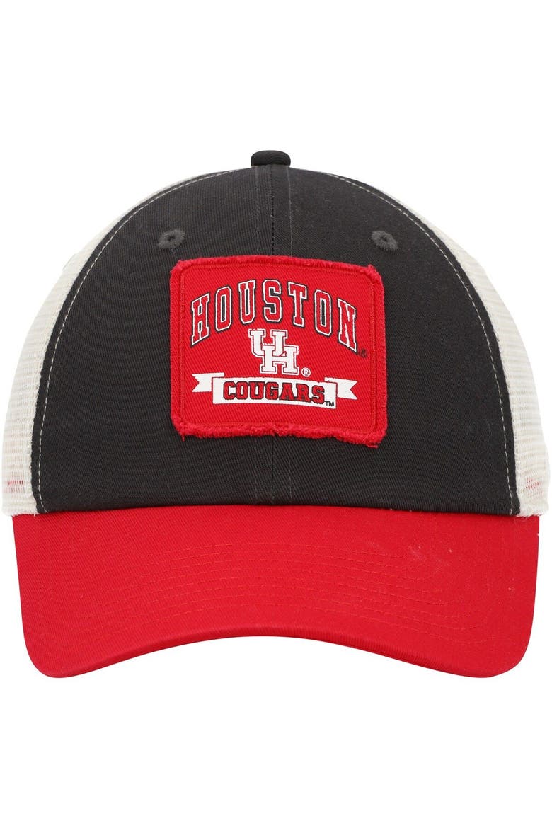 Men's Colosseum  Charcoal Houston Cougars Objection Snapback Hat, Alternate, color, Charcoal