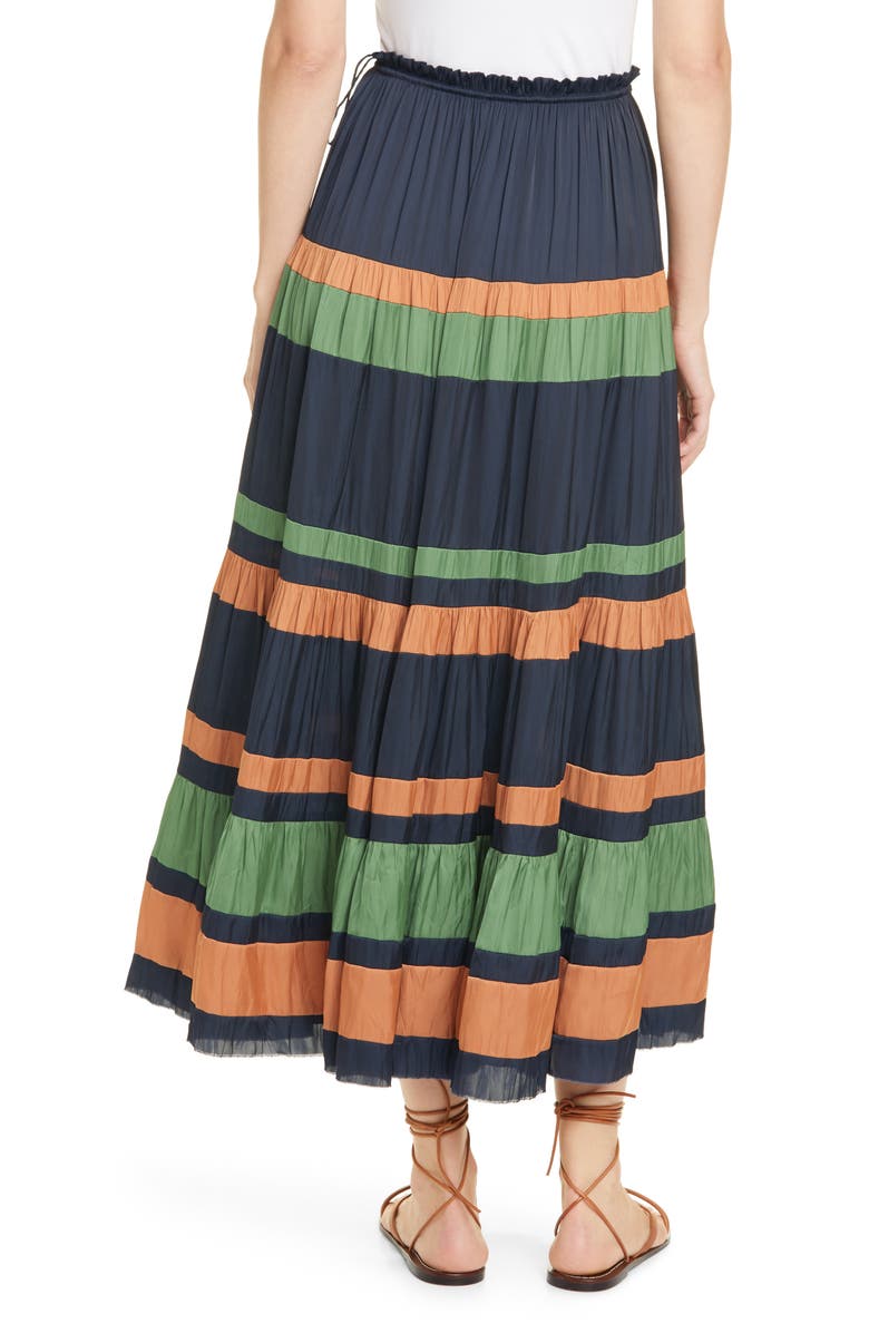 Ulla Johnson Avelina Stripe Skirt, Alternate, color, 